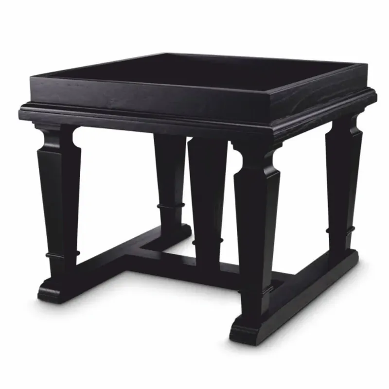 Markenware Casa Padrino tavolino di lusso nero 60 x 60 x A. 51 cm - Mobili per hotel