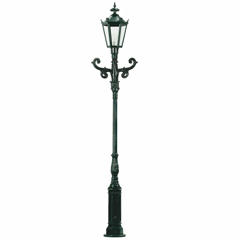 Casa Padrino Lanterna da Giardino Barocco Verde A. 315 cm - Illuminazione da Esterno Barocco Preiswert