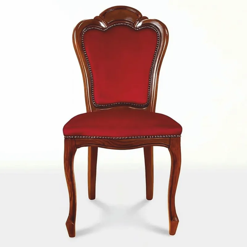 Casa Padrino Sedia da Sala da Pranzo Barocco di Lusso Rosso Bordeaux / Marrone A. 107 cm - Mobili barocchi Meistverkauft