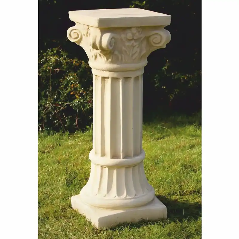 Top-Preis Casa Padrino Colonna Barocco Beige A. 76 cm - Decorazione da Giardino in Stile Barocco