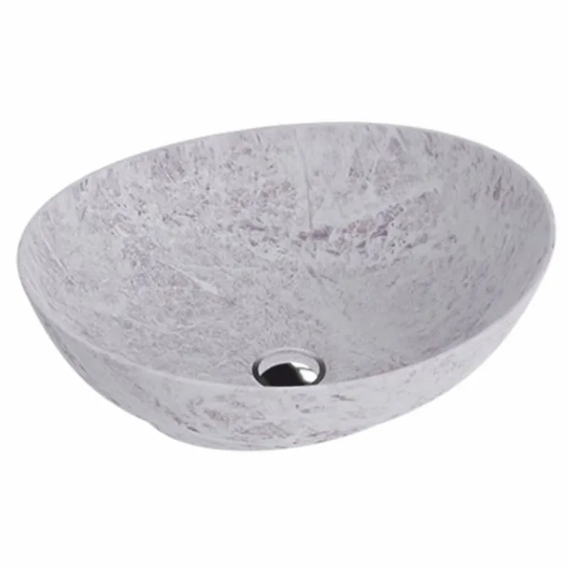 Casa Padrino lavabo di lusso grigio 41,5 cm - Accessori da bagno Neue Kollektion