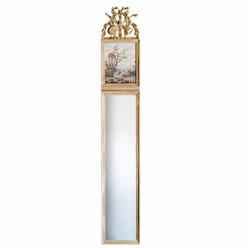 Casa Padrino Specchio Barocco di Lusso Oro Antico / Colorato A. 163 cm - Mobili Barocchi - Fatto in Italia Aktuell