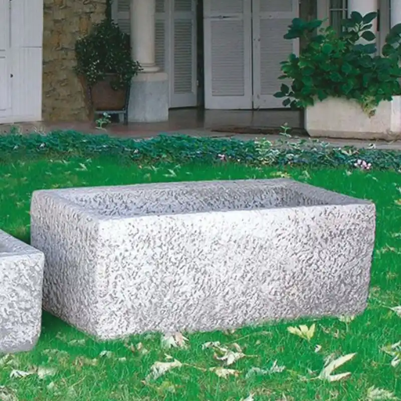 Mega-Angebot Casa Padrino vaso da fiori di lusso grigio 97 cm - Vaso decorativo da giardino - Fatto in Italia