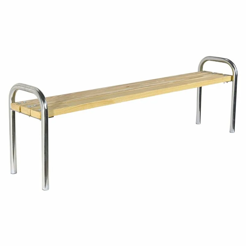 Sichere Zahlung Casa Padrino panca da giardino naturale / argento 180 cm - Panca da giardino - Mobili da giardino