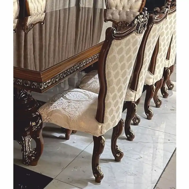Casa Padrino sedia da pranzo barocco di lusso oro / marrone / oro - Mobili barocchi Expressversand
