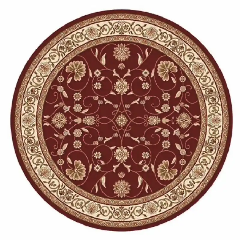 Casa Padrino Tappeto da Soggiorno Barocco di Lusso Bordeaux Rosso / Crema / Marrone - Varie Misure Preiswert