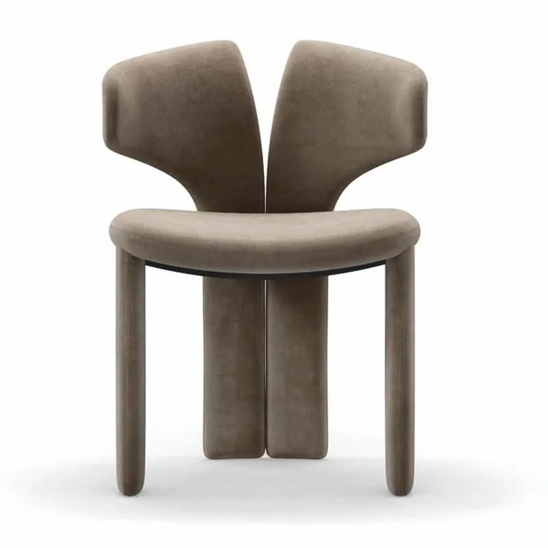 Casa Padrino sedia da pranzo di lusso marrone A. 76 cm - Mobili da pranzo di lusso Sale