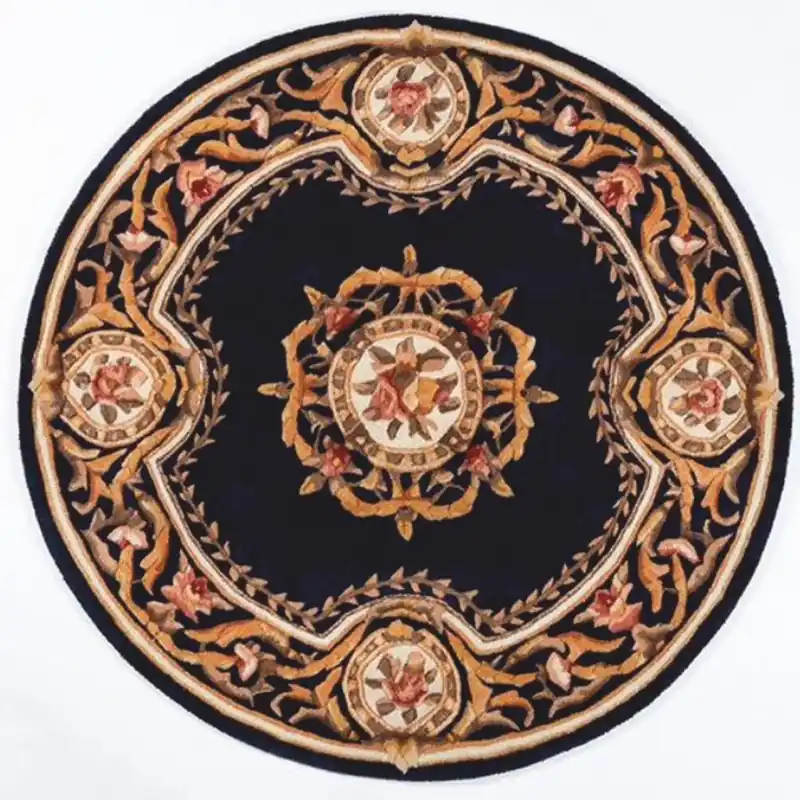 Günstig Casa Padrino Tappeto da Soggiorno Barocco di Lusso Nero / Beige - Varie Misure
