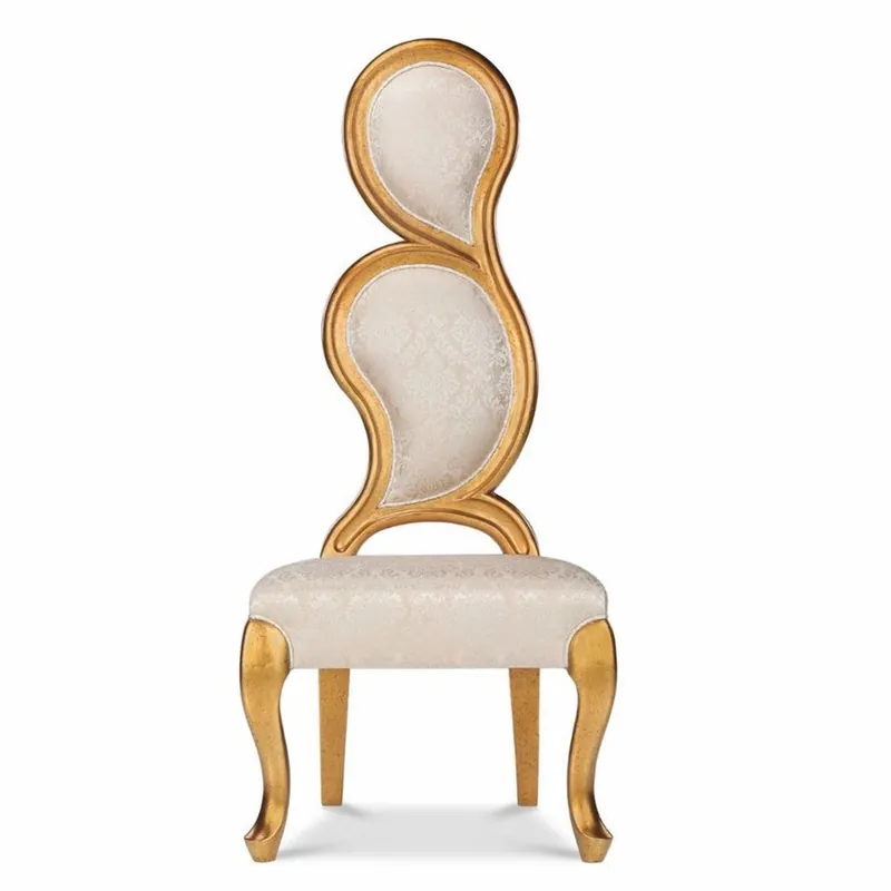 Finale Aktion Casa Padrino poltrona barocco di lusso lato sinistro argento / oro A. 142 cm - Mobili barocchi