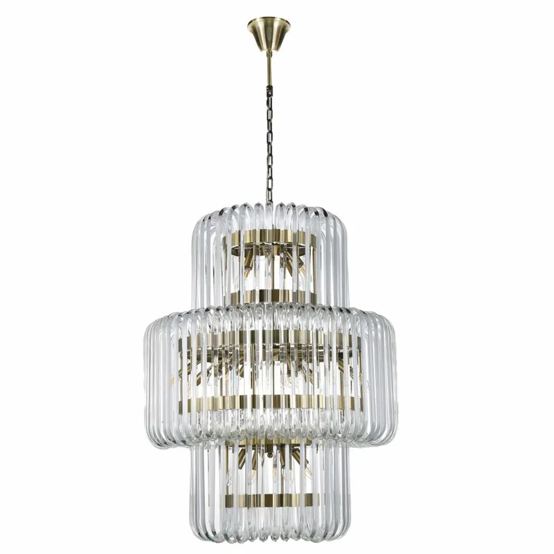 Billig Casa Padrino lampadario di lusso oro Ø 80 x A. 107 cm - Lampadario per hotel e ristoranti