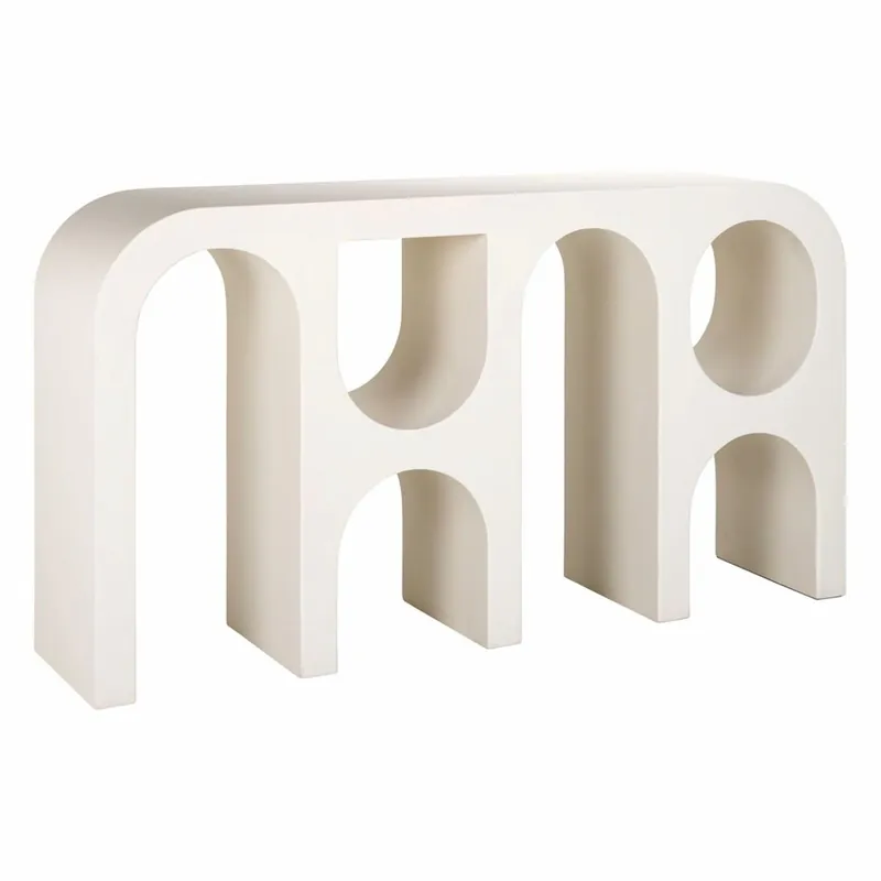 Neue Kollektion Casa Padrino consolle di lusso bianco 150 x 35 x A. 80 cm - Mobili per soggiorno di lusso