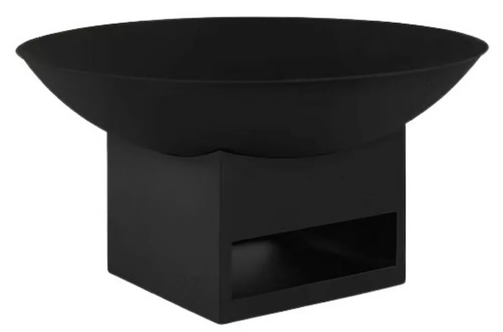 Casa Padrino braciere di lusso in metallo nero Ø 88 cm - Accessori da giardino Neue Kollektion