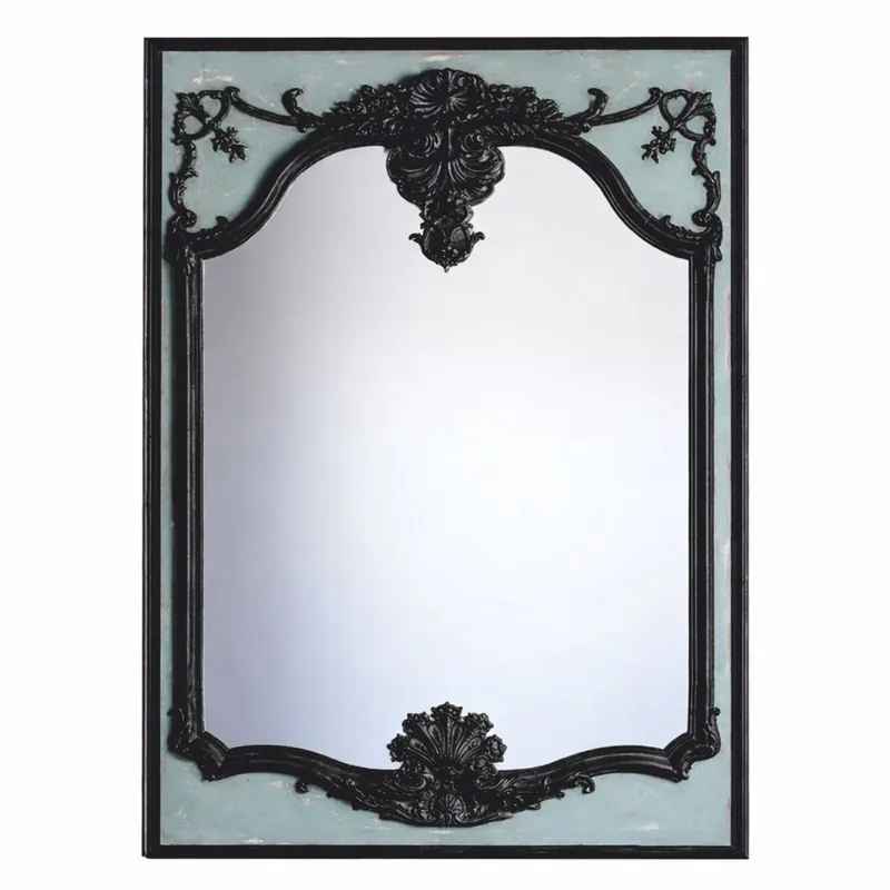 Casa Padrino Specchio Barocco di Lusso Nero / Verde Antico A. 158 cm - Fatto in Italia Online Kaufen