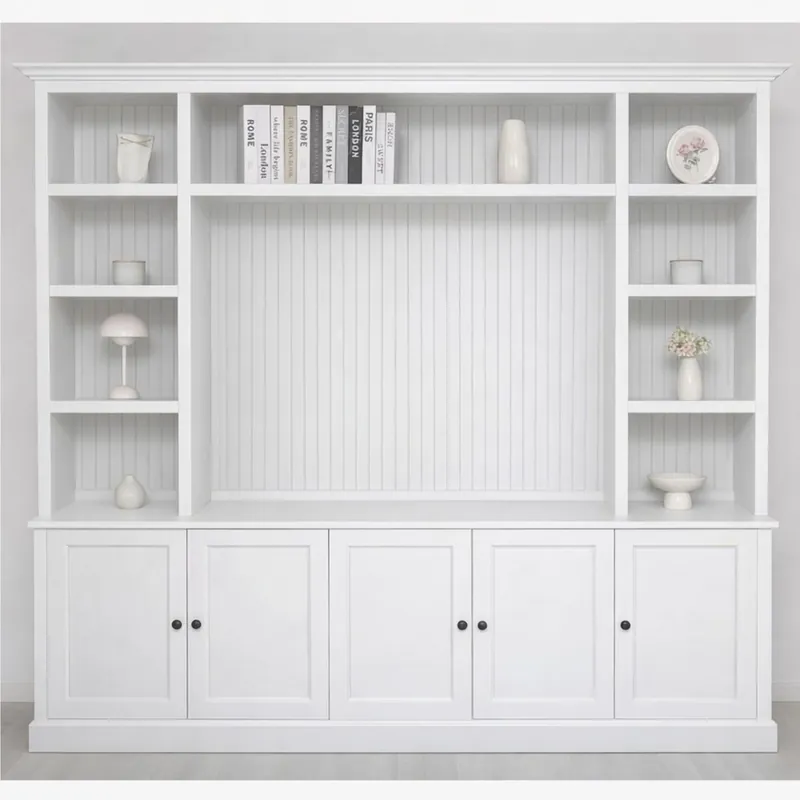 Casa Padrino armadio per libri stile country bianco 254 cm - Mobili in stile country Jetzt Bestellen