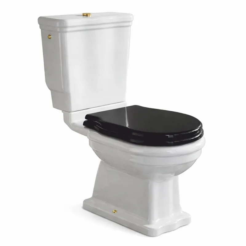 Bestseller Casa Padrino Toilette Art Nouveau di Lusso Bianco / Nero A. 84 cm - Fatto in Italia