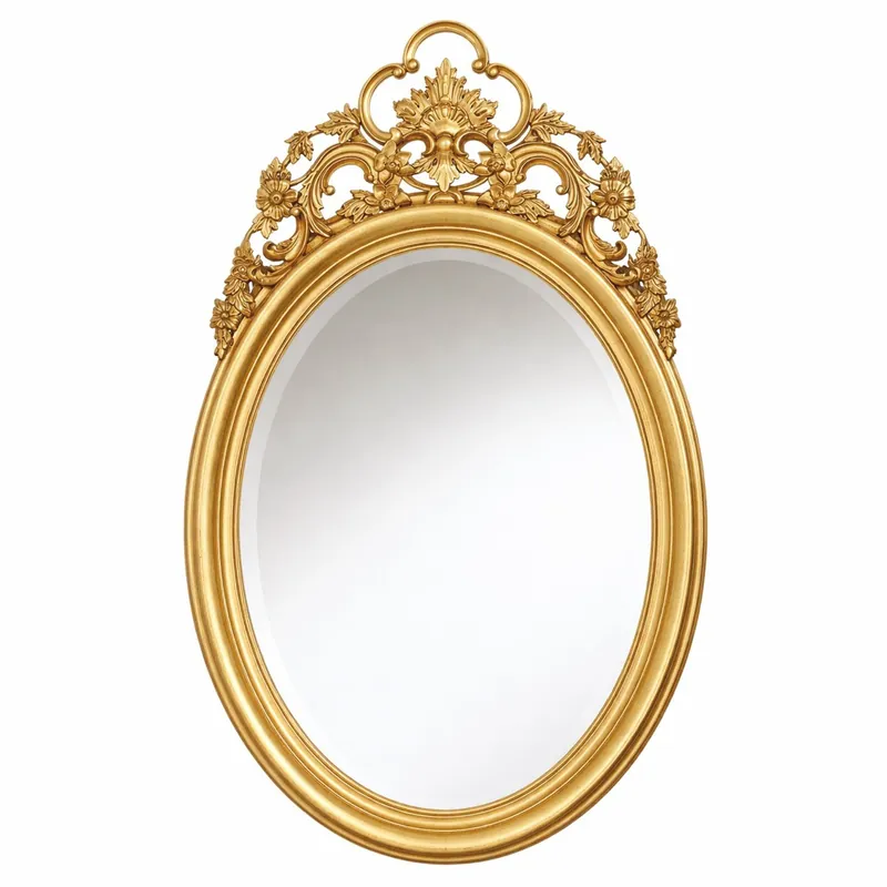 Neue Kollektion Casa Padrino specchio barocco di lusso oro A. 121 cm - Mobili barocchi - Fatto in Italia