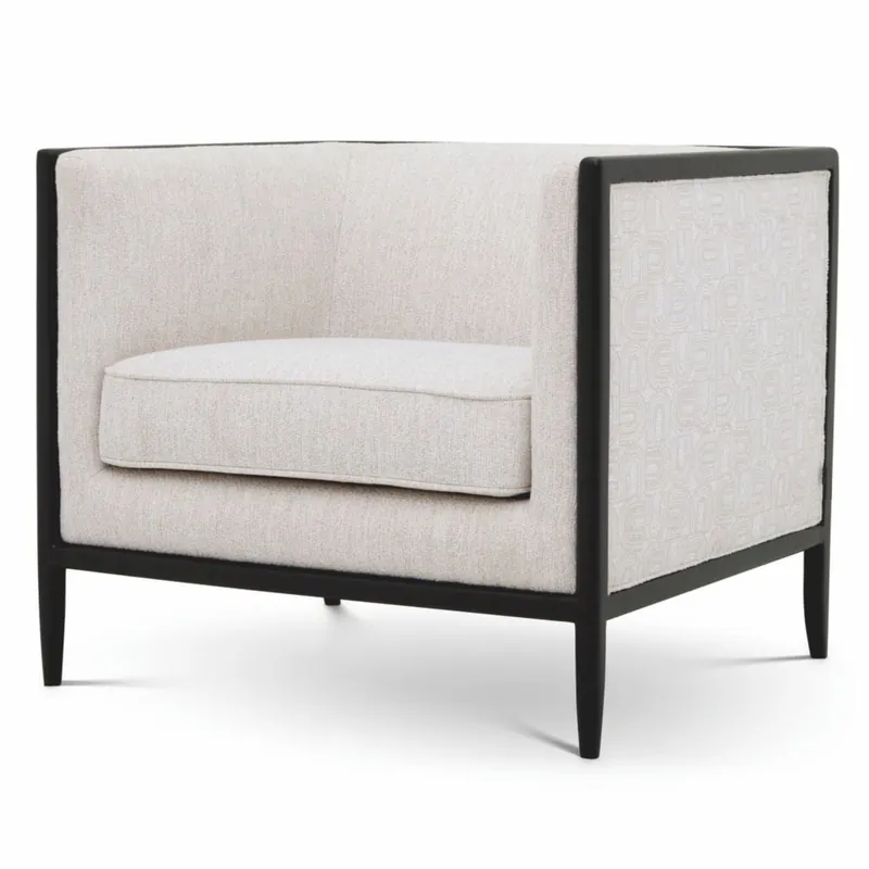 Sale Casa Padrino poltrona di lusso da soggiorno e hotel crema / nero 78 cm - Mobili di lusso