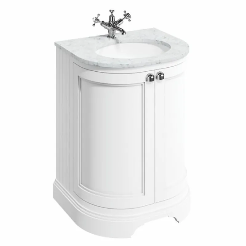 Schneller Versand Casa Padrino mobile lavabo bianco opaco A. 93 cm - Mobili da bagno