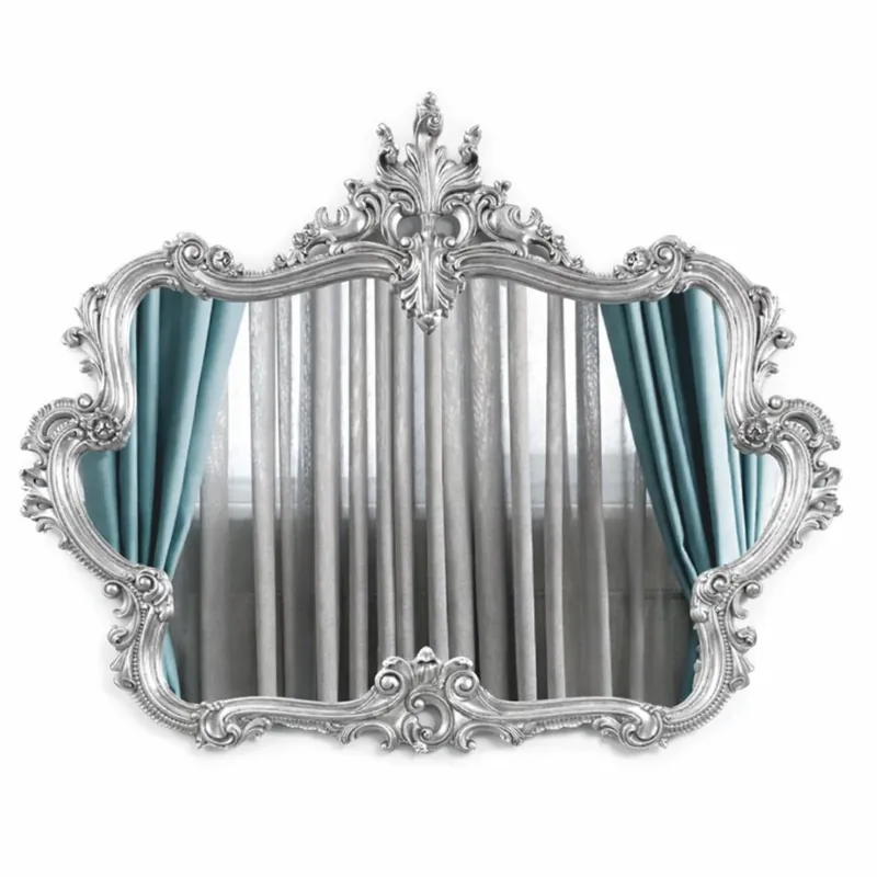Casa Padrino specchio barocco di lusso argento 133 cm - Specchio da parete in stile barocco - Fatto in Italia Sonderaktion