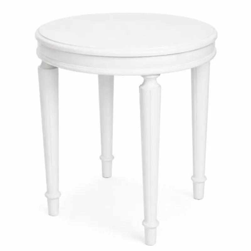 Casa Padrino tavolino barocco di lusso bianco A. 55 cm - Mobili barocchi Bestpreis