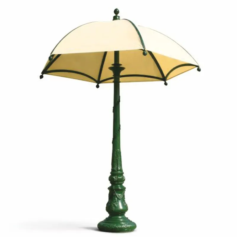 Casa Padrino ombrellone decorativo da giardino barocco verde / beige Ø 350 x A. 418,5 cm Jetzt Kaufen