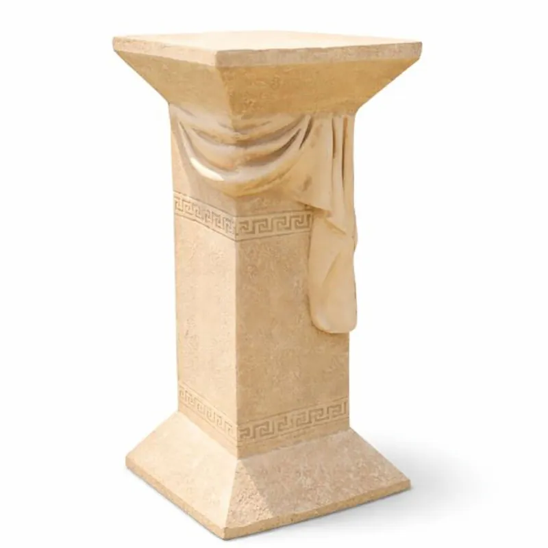 Casa Padrino colonna decorativa da giardino barocco beige A. 66 cm - Accessori da giardino Preisreduziert