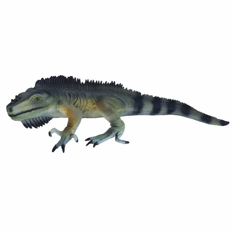Angebot Casa Padrino scultura decorativa iguana verde / grigio / nero 90 cm - Figura da giardino