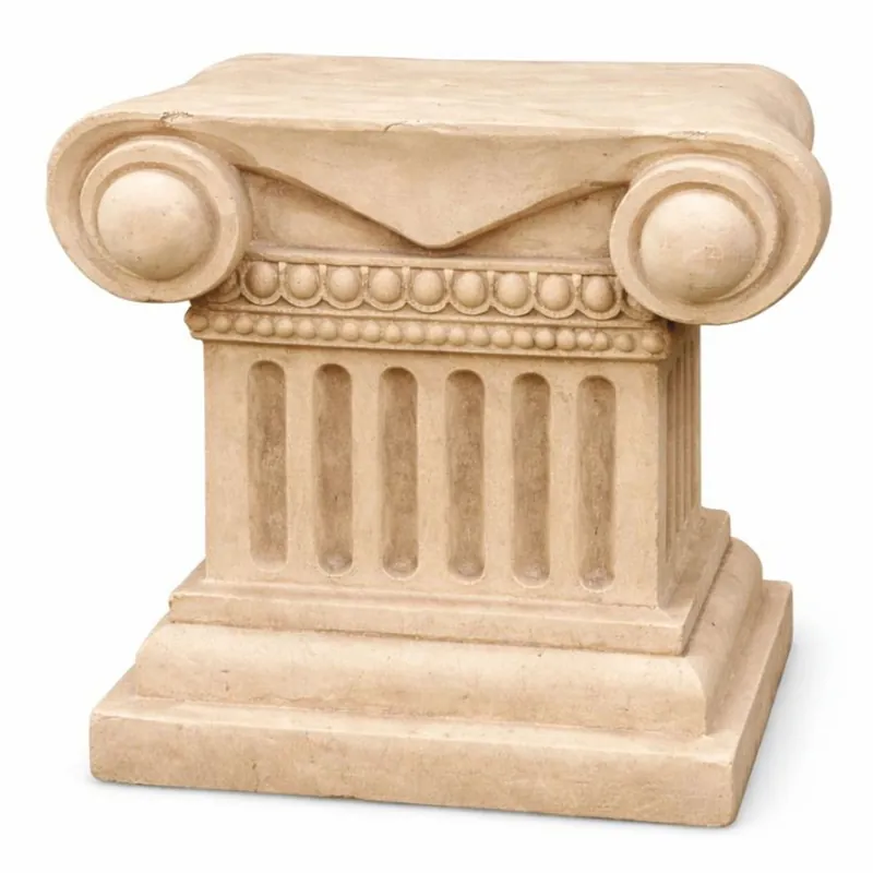 Casa Padrino Piedistallo Barocco Beige A. 23 cm - Accessori per Giardino Barocco Preisknaller