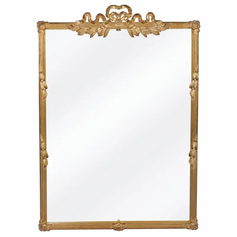 Echt Casa Padrino specchio barocco di lusso oro A. 130 cm - Mobile in stile barocco