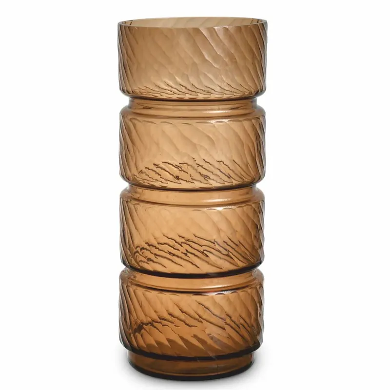 Casa Padrino vaso di lusso in vetro rame A. 48 cm - Accessori decorativi di lusso Highlight