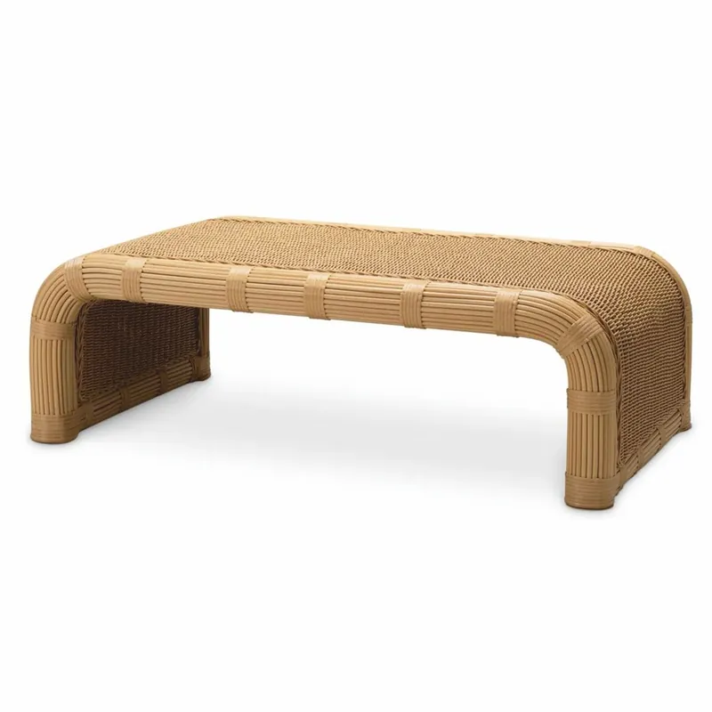 Direkt Vom Hersteller Casa Padrino tavolino da giardino di lusso miele 125 cm - Tavolino da esterno per giardino