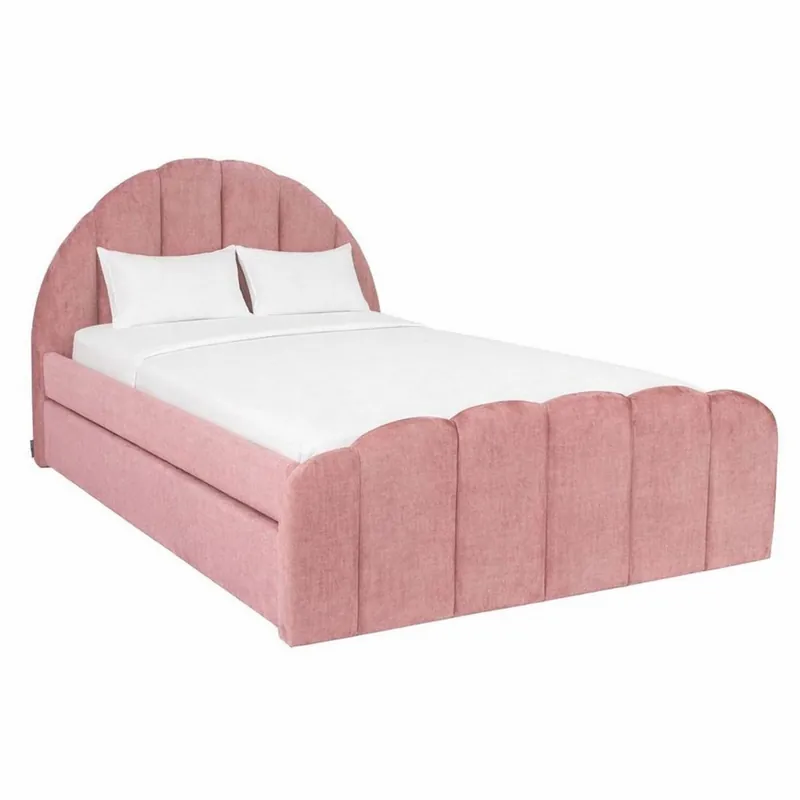 Casa Padrino letto matrimoniale di lusso rosa 120 x 200 cm - Mobili per camera da letto Nur Für Kurze Zeit
