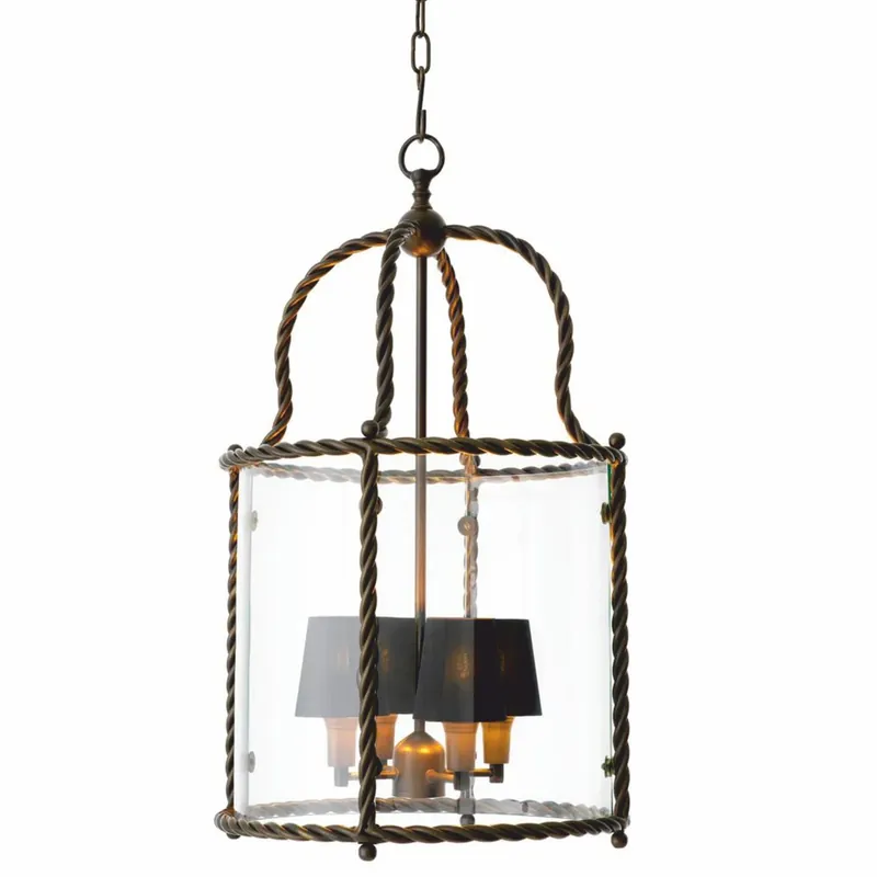 Billig Casa Padrino lampada a sospensione di lusso bronzo / nero A. 72,5 cm - Qualità di lusso