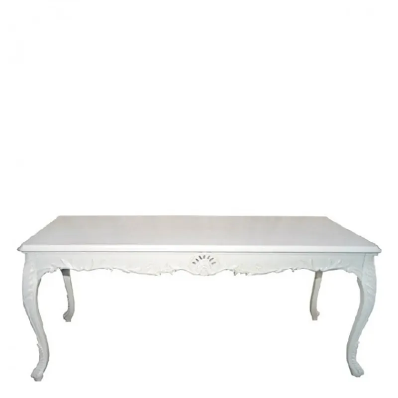 Mesa de comedor barroca blanca 200cm - mesa de comedor muebles barrocos Online Kaufen