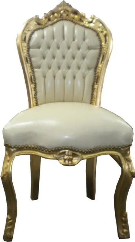 Angebot Casa Padrino barroco Silla Cena Crema / oro - Muebles
