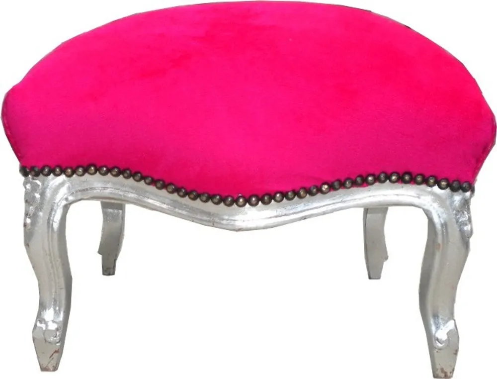 Barroco heces de color rosa / media plata Angebot