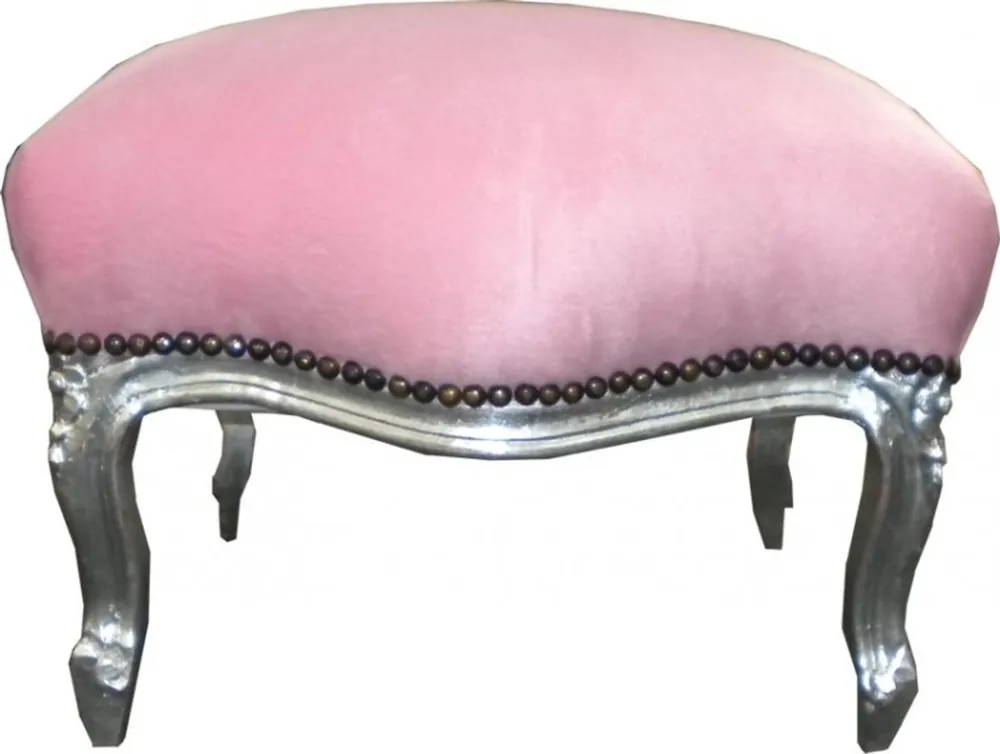 Barroco heces de color rosa / media plata Direktkauf