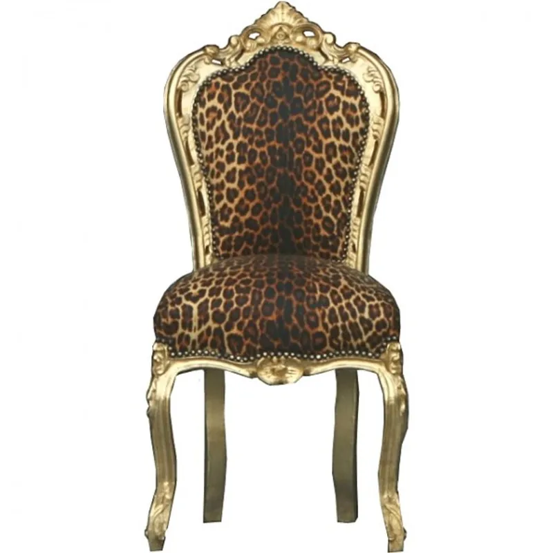 Casa Padrino barroco Cena Presidente leopardo / oro - Muebles Must-Have