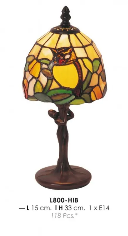 Casa Padrino lámpara de mesa Tiffany Ø 15 x A. 33 cm - Lámpara de escritorio de lujo Finale Aktion