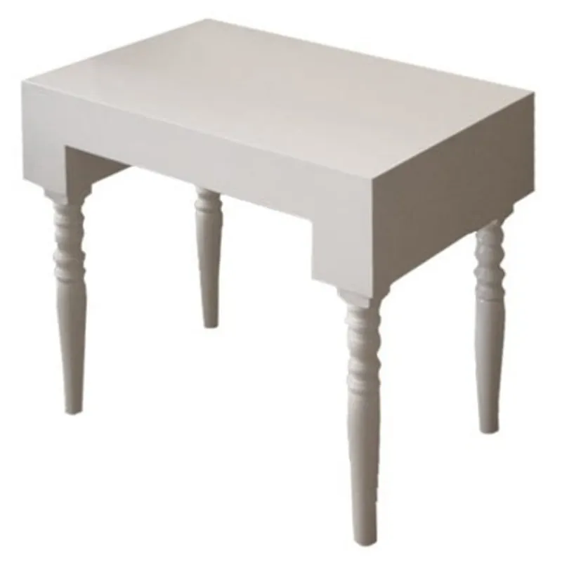 Casa Padrino mesa auxiliar barroco blanco alto brillo 60 x 40 x A. 60 cm - Muebles Barrocos Sonderangebot