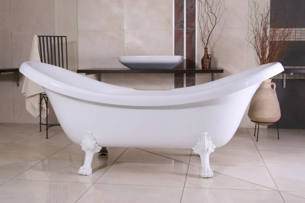 Letzte Chance Independiente de baño de lujo Nouveau Venecia Negro / Blanco 2020 mm - cuarto de baño - Bañera barroco antiguo, retro