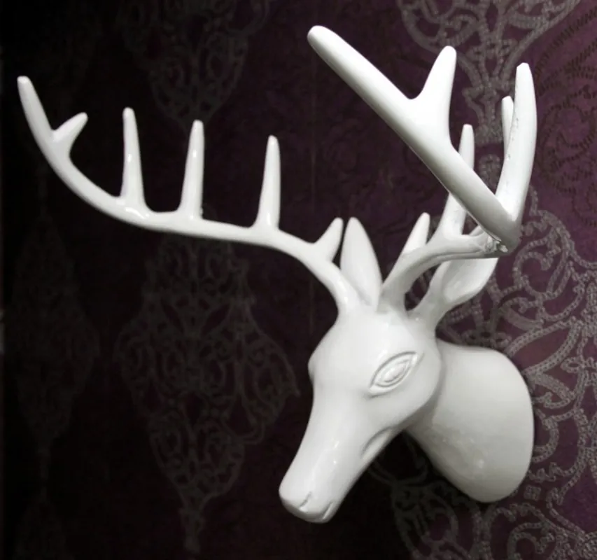 Casa Padrino designer antler aluminum alloy bull buffalo horns wall decoration wall decoration wall figure Sonderaktion