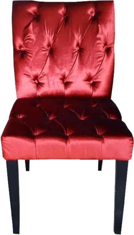 Schnäppchen Casa Padrino barroco Cena Presidente Burdeos Rojo / Negro - Silla design - calidad de lujo
