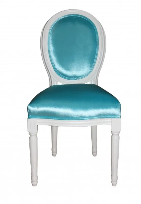 Knallerangebot Casa Padrino barroco Cena Presidente de la turquesa - Silla design - calidad de lujo