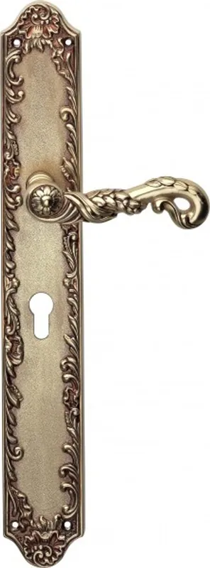 Casa Padrino luxury Art Nouveau door hardware door fitting door handle with solid brass Milano - French Gold Expressversand