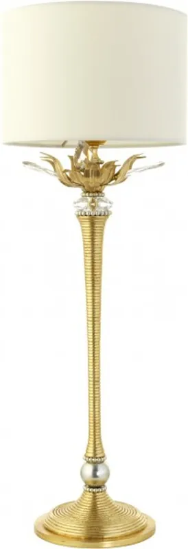 Casa Padrino luxury baroque table lamp with gold Swarovski crystals - Handmade in Italy Markenware