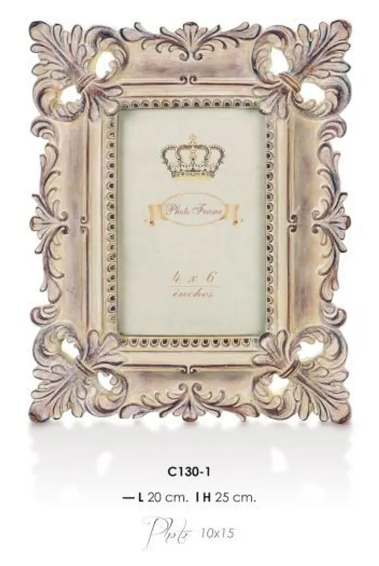 Preisknaller Casa Padrino baroque picture frame 25 x 20 cm antique look - Photo Frame Art Nouveau Antique style Mod AX20