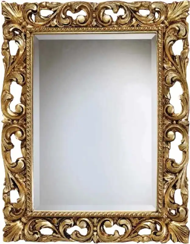 Casa Padrino Baroque Wall Mirror Gold H 95 cm, W 75 cm - Edel & Sumptuously Top-Seller