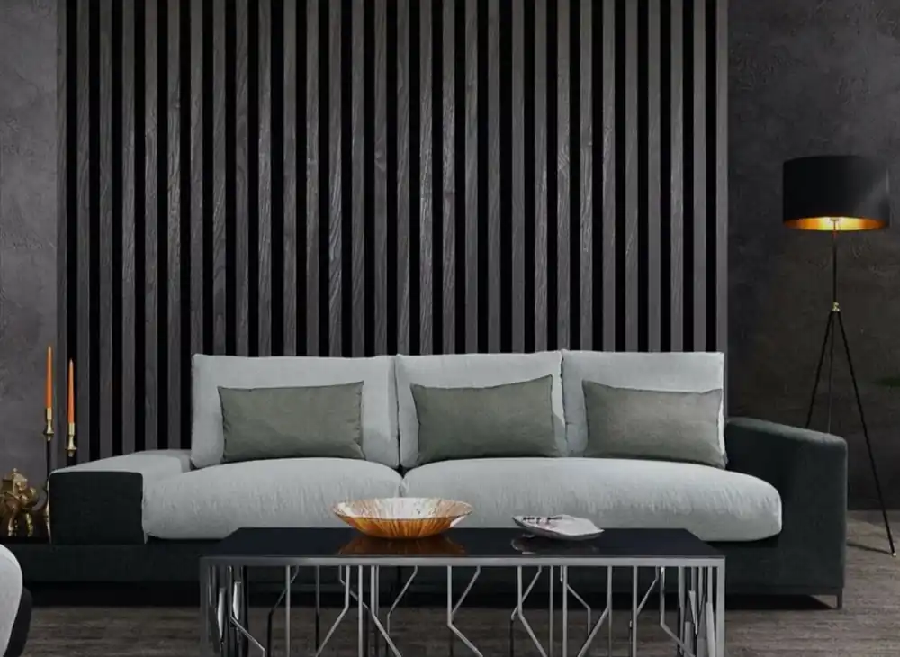 Knallerangebot Casa Padrino divano da soggiorno di lusso con cuscini decorativi grigio chiaro / nero 337 x 100 x A. 57 cm - Mobili da soggiorno di lusso