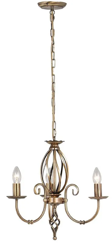 Direkt Vom Hersteller Casa Padrino lampadario barocco ottone antico Ø 36 x A. 45 cm - Elegante lampadario da soggiorno - Lampadario in stile barocco